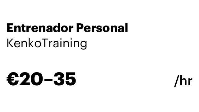 Entrenador Personal