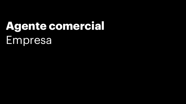 Agente comercial