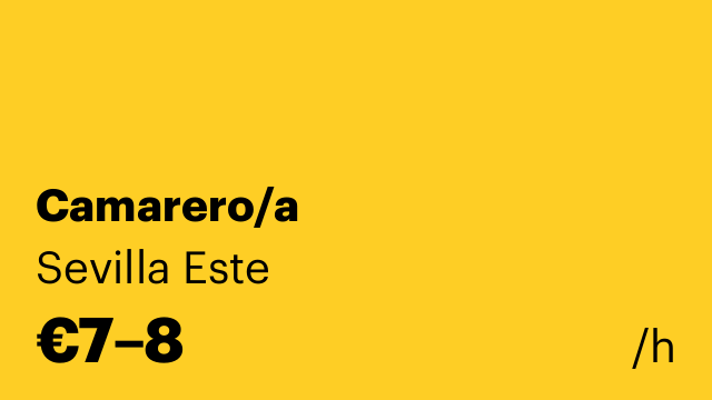 Camarero/a