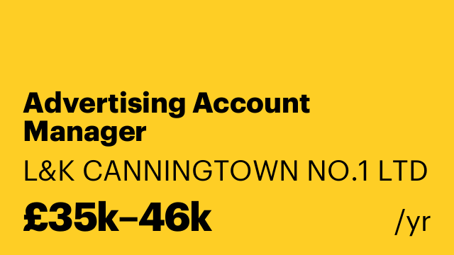 Advertising Account Manager