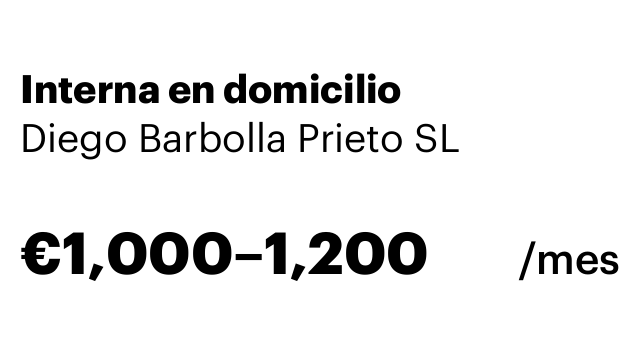 Interna en domicilio