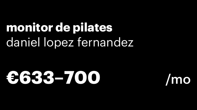 monitor de pilates