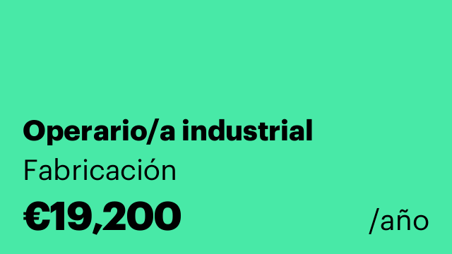 Operario/a industrial