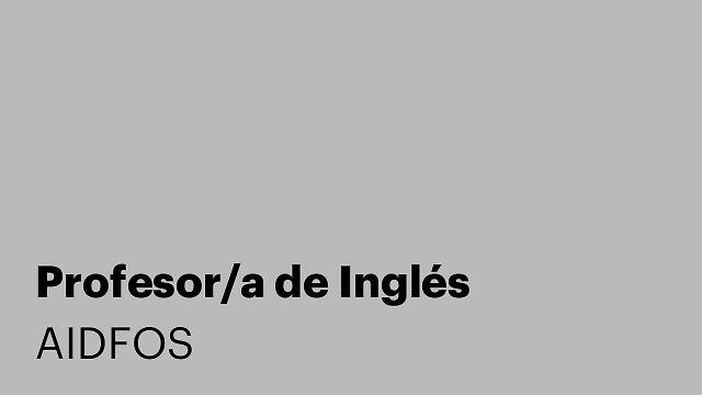 Profesor/a de Inglés