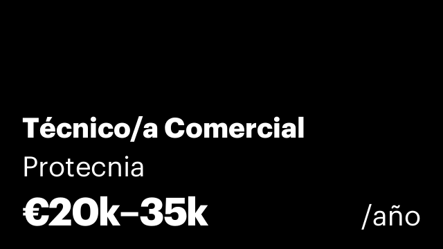 Técnico/a Comercial