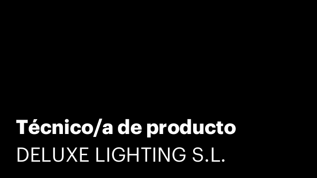 Técnico/a de producto