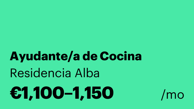 Ayudante/a de Cocina