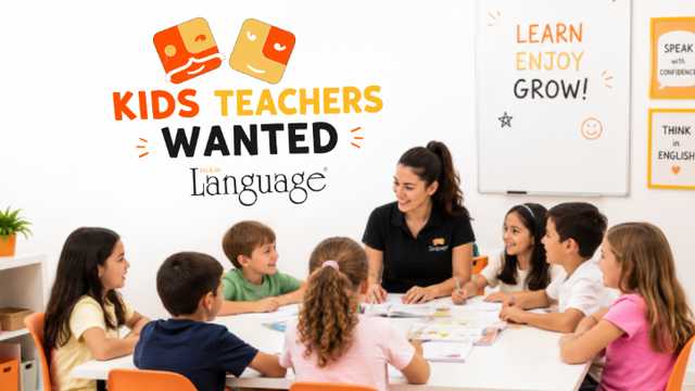 Profesor/a de Inglés para Niños