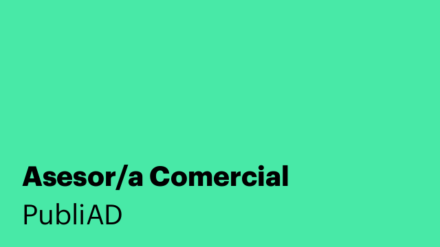 Asesor/a Comercial