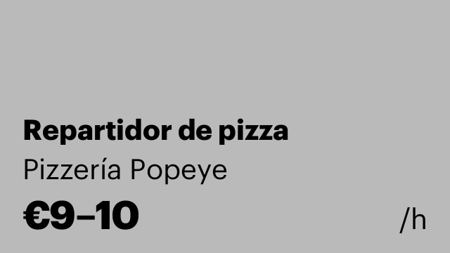 Repartidor de pizza