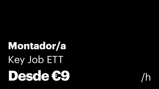 Montador/a