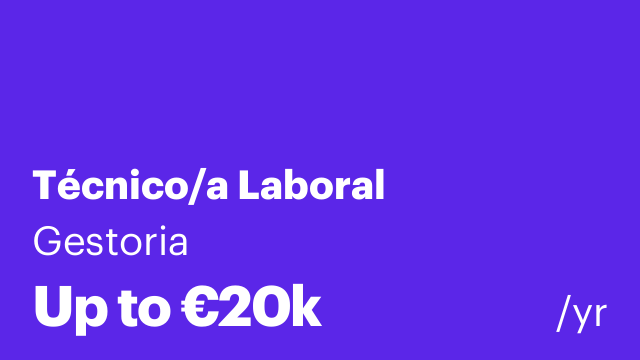 Técnico/a Laboral