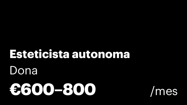 Esteticista autonoma