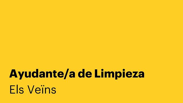 Ayudante/a de Limpieza