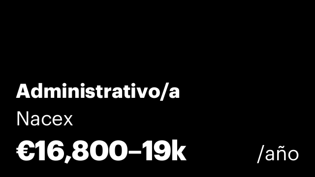 Administrativo/a