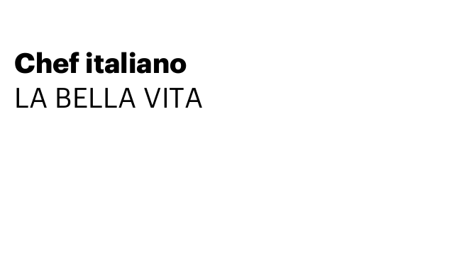 Chef italiano