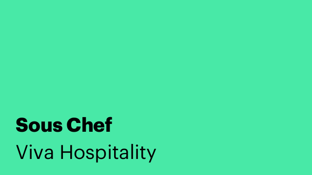 Sous Chef