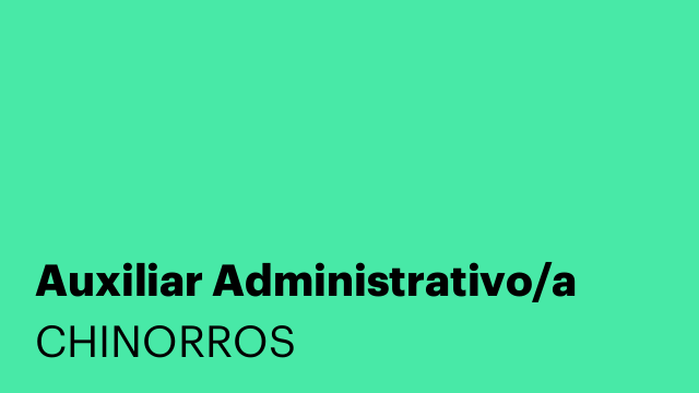 Auxiliar Administrativo/a