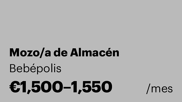 Mozo/a de Almacén