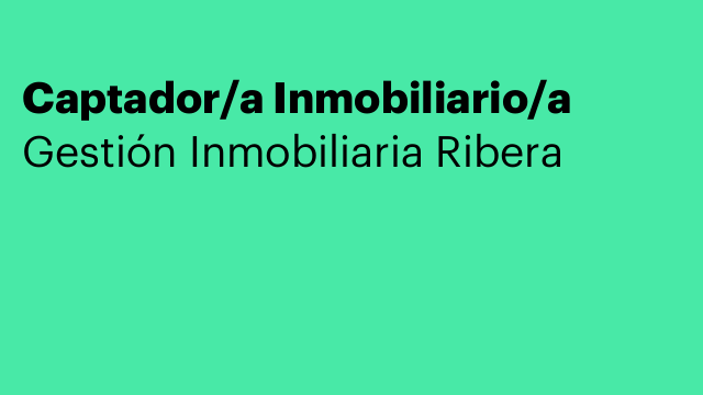 Captador/a Inmobiliario/a