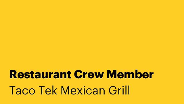Restaurant Crew Member