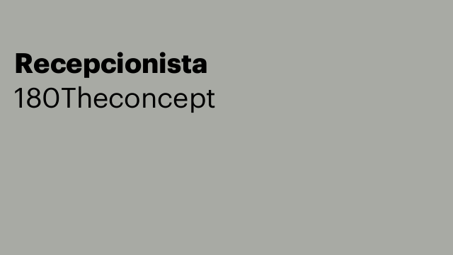 Recepcionista