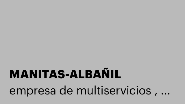 MANITAS-ALBAÑIL
