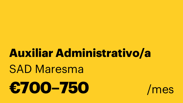 Auxiliar Administrativo/a