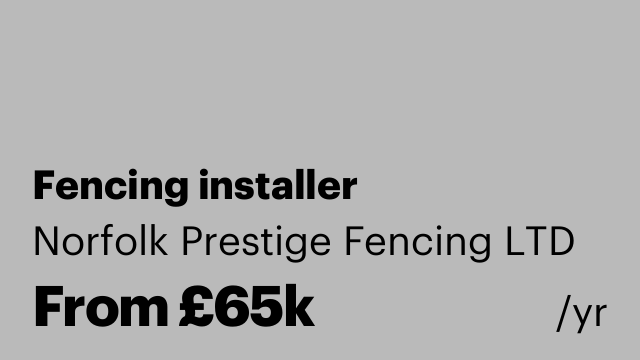 Fencing installer
