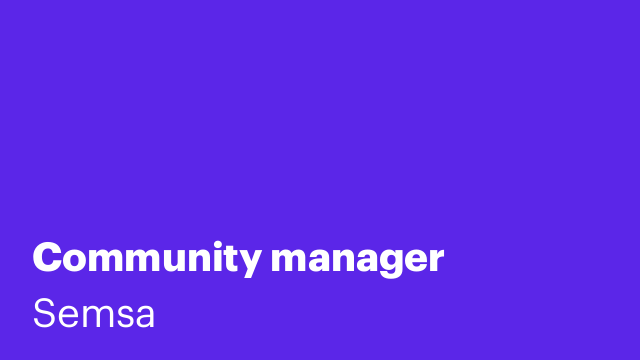 Community manager