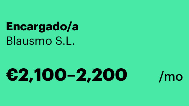 Encargado/a