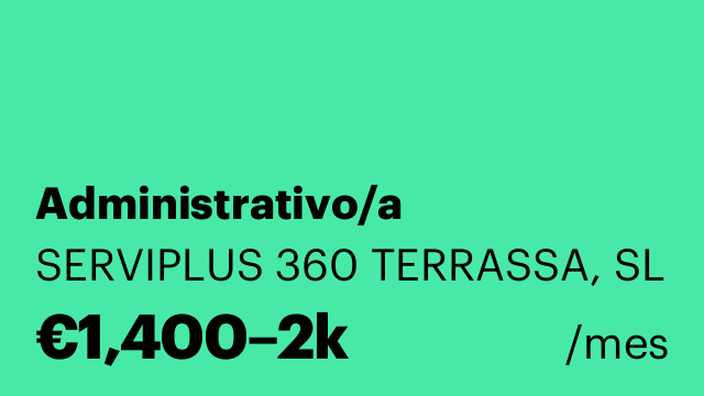 Administrativo/a