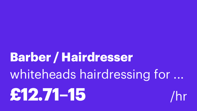 Barber / Hairdresser