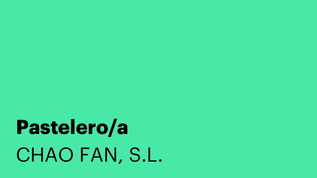 Pastelero/a
