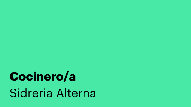 Cocinero/a