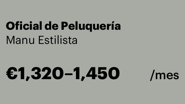 Oficial de Peluquería