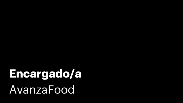 Encargado/a