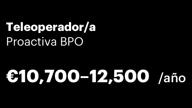 Teleoperador/a