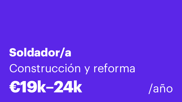 Soldador/a