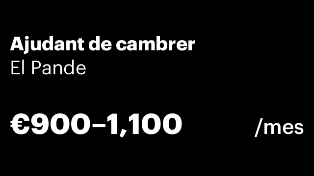 Ajudant de cambrer