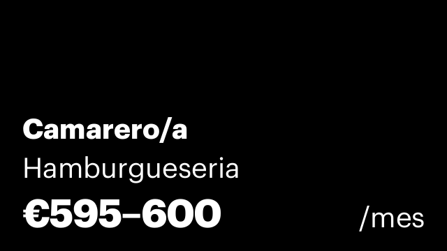 Camarero/a