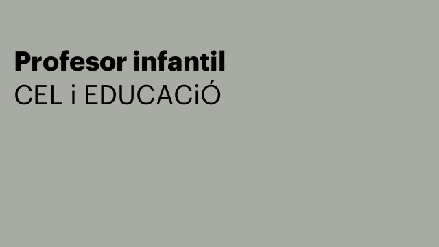 Profesor infantil
