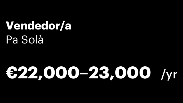 Vendedor/a