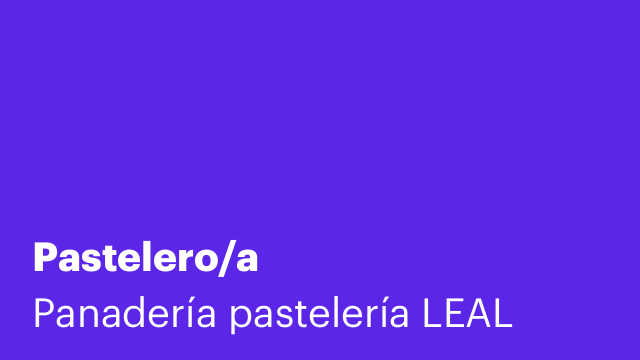 Pastelero/a
