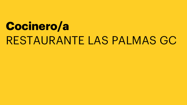 Cocinero/a