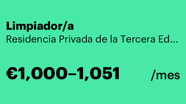 Limpiador/a