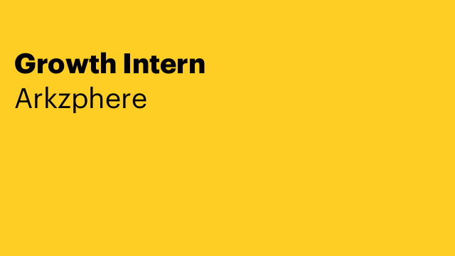 Growth Intern