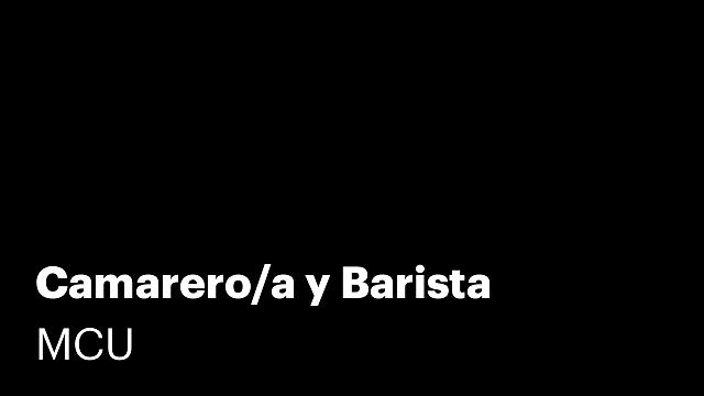 Camarero/a y Barista