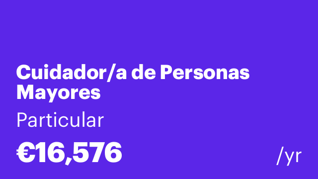 Cuidador/a de Personas Mayores