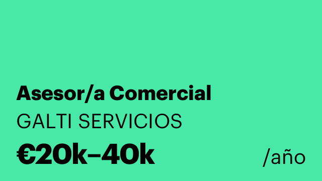 Asesor/a Comercial